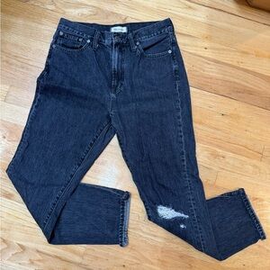 Madewell perfect vintage jeans- black